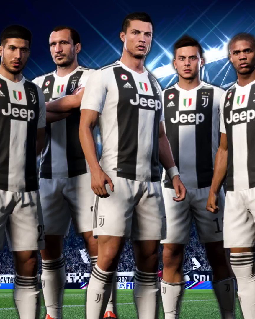 Excited to be a Bianconero! ⚫⚪ #ForzaJuve @EASPORTSFIFA #FIFA19 https://t.co/hlxDG8MmSo