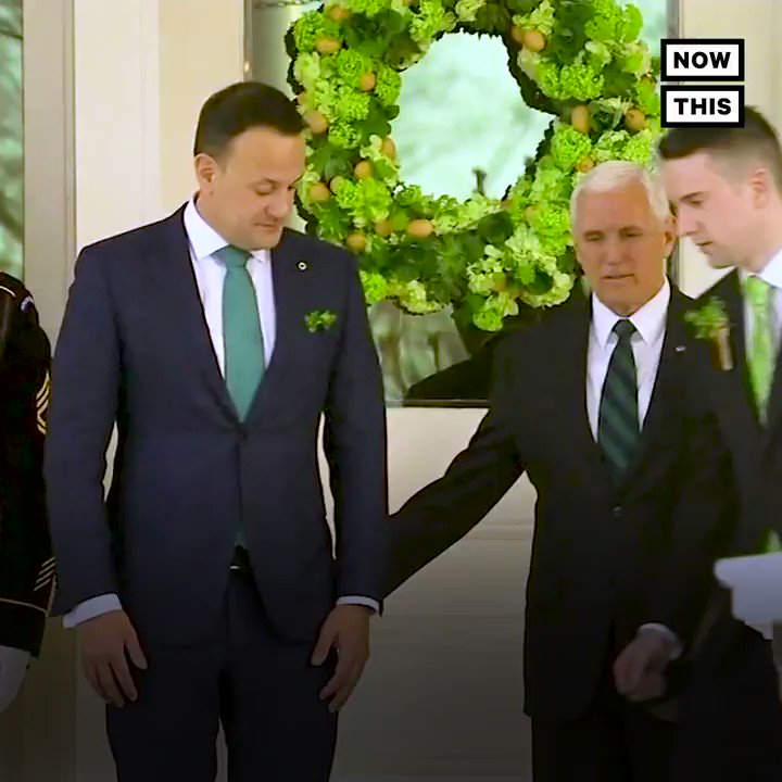 Please enjoy Irish Prime Minister Leo Varadkar bringing his boyfriend to meet Mike Pence.  https://t.co/xLUb1o8Bng