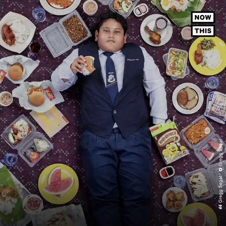 RT @nowthisnews: This photo series shows what different kids around the world ate for an entire week https://t.co/67GzS4pznO