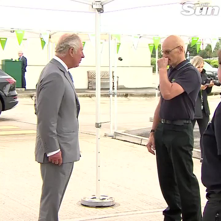 Watch Moment Asda employee faints in front of Prince Charles Watch Moment Asda employee faints in front of Prince Charles