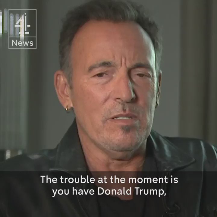 RT @Channel4News: “He’s such a flagrant, toxic narcissist.” That's Bruce Springsteen's view of @realDonaldTrump https://t.co/jHNrLZIXQr