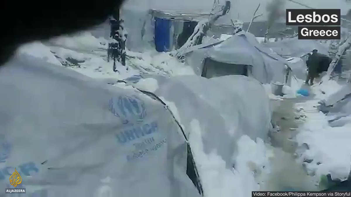 RT @AJEnglish: This is what winter in a refugee camp on Lesbos looks like. https://t.co/f5xnKs5zle
