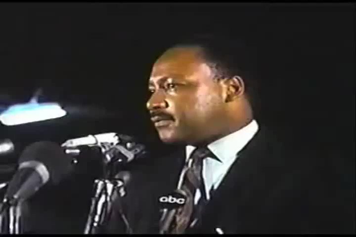 RT @LoniLove: Dr. Martin Luther King Jr.'s Last Speech.
