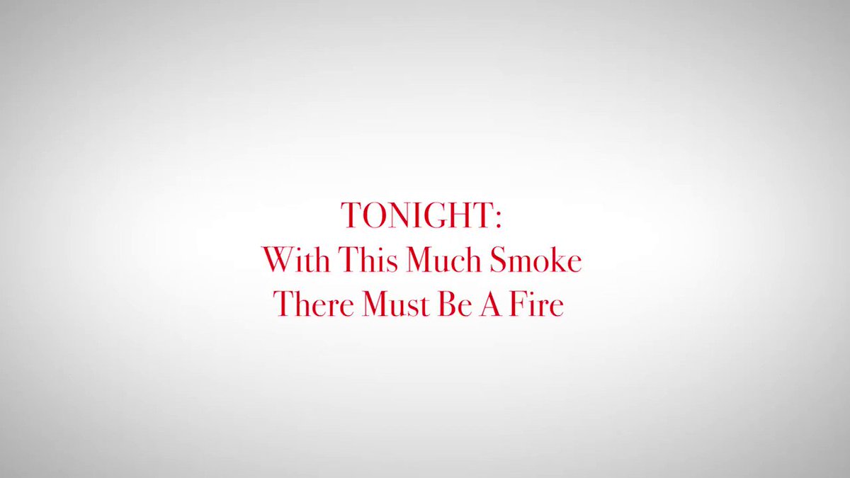 RT @colbertlateshow: Tonight! With this much smoke in Washington, there must be a fire. #LSSC https://t.co/ztyHzC8M3A