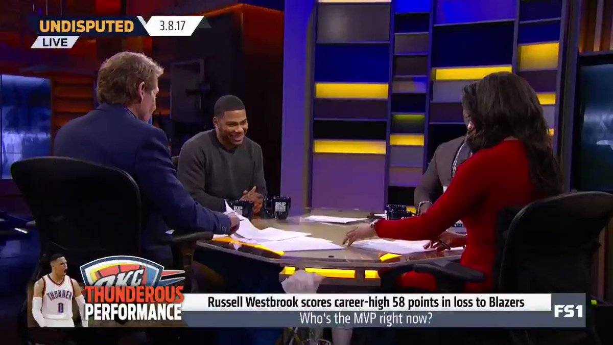 RT @undisputed: .@Nelly_Mo: Russell Westbrook is still the MVP.

RT if you agree with Nelly https://t.co/pXBtCEwWC3