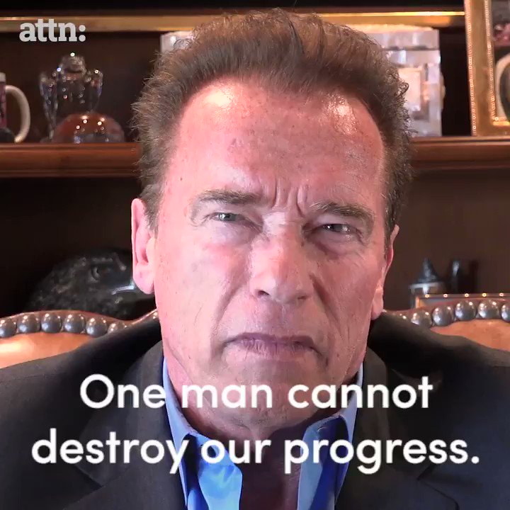 RT @attn: BREAKING: Arnold Schwarzenegger has a blunt message for Donald Trump. #ParisAgreement https://t.co/YI8fcxEeox