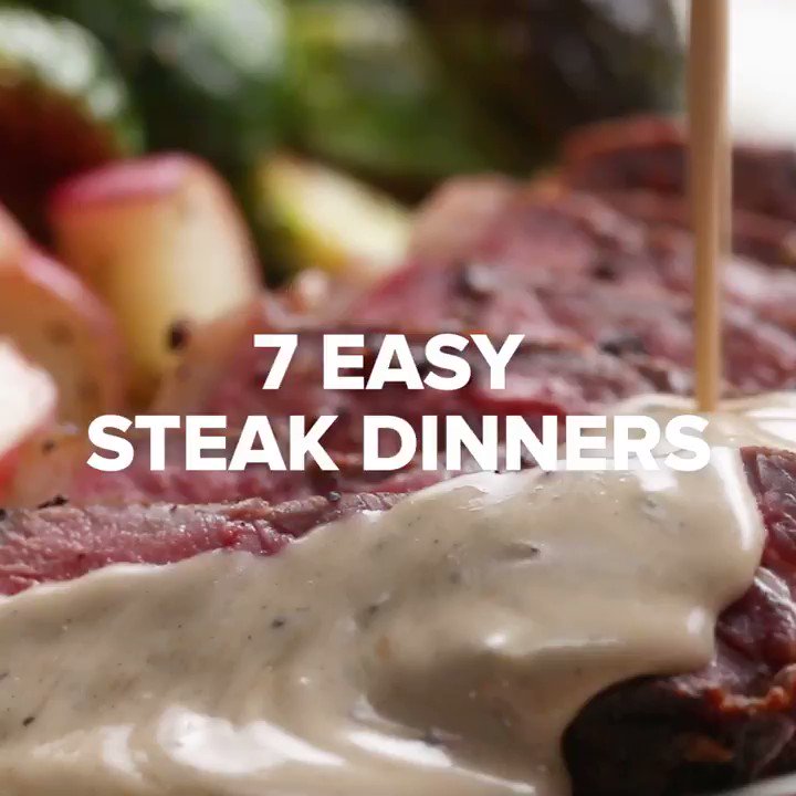 Make one of these easy steak dinners tonight! // FULL RECIPES: https://t.co/LwSybDZP5u https://t.co/mz12Iv3G0d