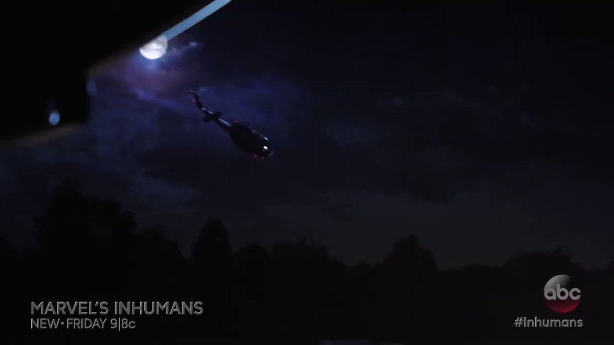 RT @theinhumans: The chase is on! Medusa and Louise track down Black Bolt TONIGHT at 9|8c on ABC! #Inhumans https://t.co/jFcombbE8i