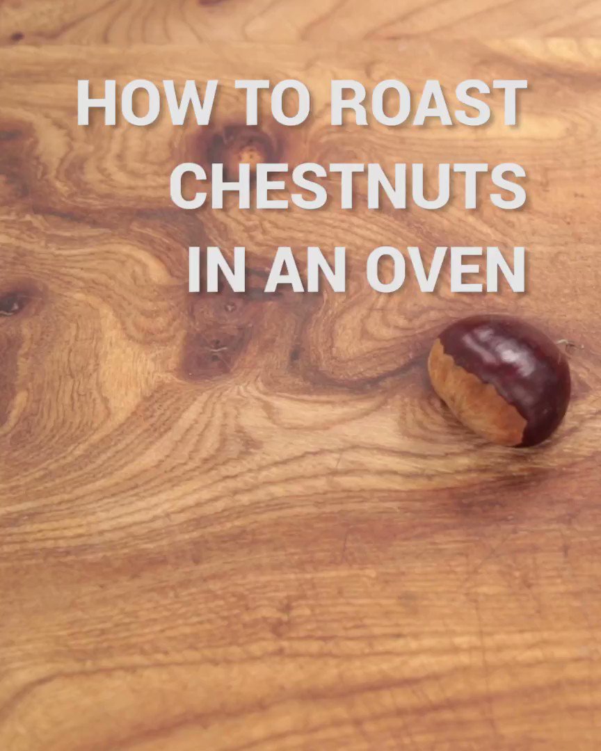 Tip of the day - 1 minute is all it takes to learn how to roast chestnuts in an oven! ???? https://t.co/9HYnI8UsSP