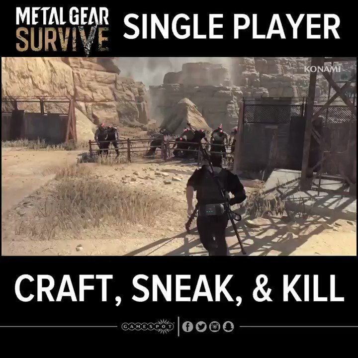 RT @gamespot: This new Metal Gear Survive trailer gives us a look at the...
