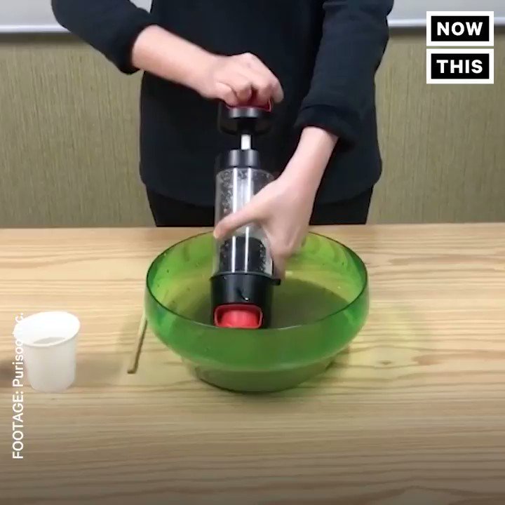 RT @nowthisnews: This bottle makes dirty river water drinkable https://t.co/TdWdeXkqZI
