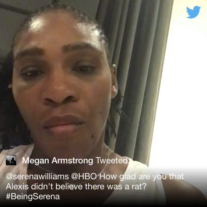 .@meganKarmstrong #beingserena https://t.co/7NFf25Q971