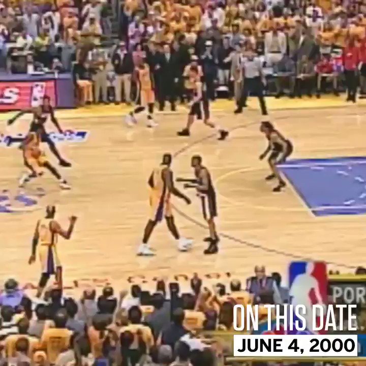 RT @espn: On This Date: @kobebryant threw it up and @SHAQ slammed it down in Game 7 against the Blazers. https://t.co/VA7rjCcsJE