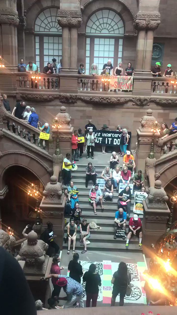 RT @mkink: #PoorPeoplesCampaign assembles on the Million-Dollar Staircase at the State Capitol in Albany, NY https://t.co/LrOWO6VY8i