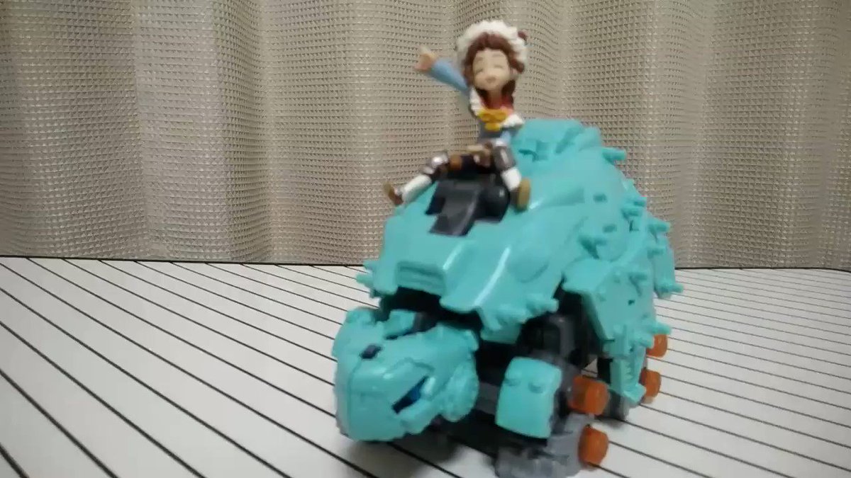 モンスターハンターストーリーズのamiiboのライダーちゃんを乗せてみる。#ゾイドワイルド モンスターハンターストーリーズのamiiboのライダーちゃんを乗せてみる。#ゾイドワイルド