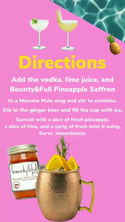 Pineapple Saffron Moscow Mule ???? ???????? https://t.co/ImBqqEpSwc