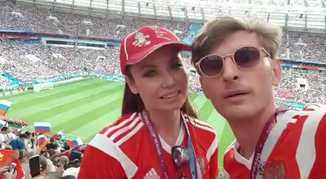 Россия, вперёд ????????
Любим, надеемся, верим! 
#worldcup2018 #fifaworldcup2018 https://t.co/DVosyc42yC