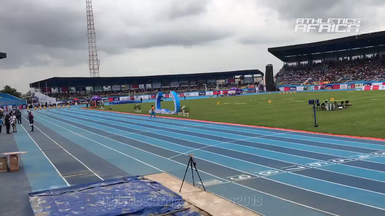 Hi Africa! It’s been a hectic few days, we are well behind schedule, but the #CAAAsaba2018 African Championships is about to kick off.
Today’s Schedule:
15:00 100m Women Round 1
15:30 100m Men Round 1
16:15 10000m Final
17:30 Opening Ceremony
#Asaba2018 #AthleticsAfrica https://t.co/m8J6PHCDaM