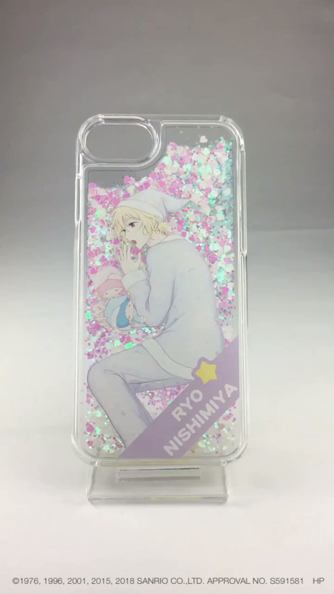 【予約受付中(8/19まで)】サンリオ男子 添い寝グリッターiPhoneケースサンリオ男子とサンリオキャラクターが添い寝 【予約受付中(8/19まで)】サンリオ男子 添い寝グリッターiPhoneケースサンリオ男子とサンリオキャラクターが添い寝