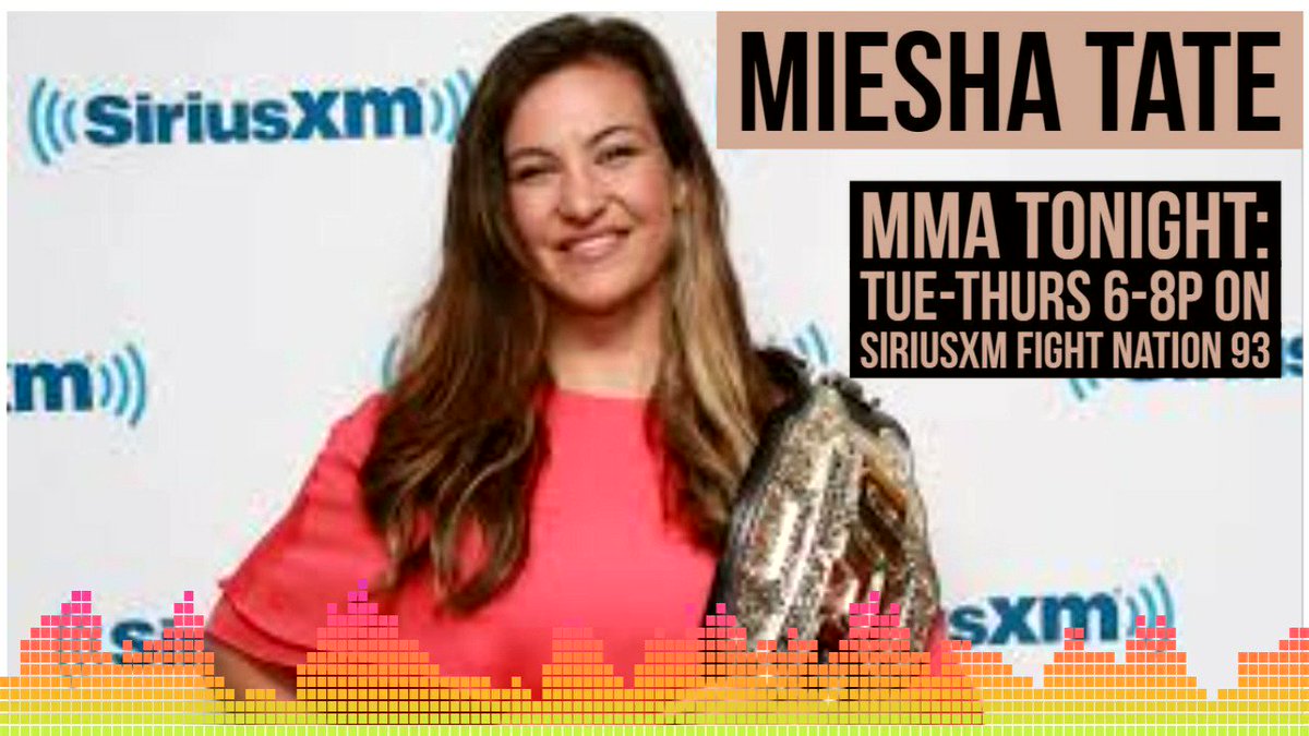 RT @MMAonSiriusXM: .@MieshaTate: Why I have no issue with Amanda Nunes training at ATT

@RyanMcKinnell https://t.co/LN4zWV1rny