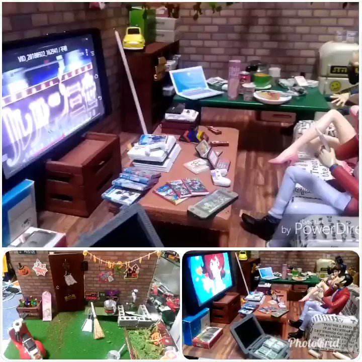 以前も紹介したルパンの部屋のミニチュアのハロウィン版を作りました(^^)/#ルパン三世 #ミニチュア#LupintheT 以前も紹介したルパンの部屋のミニチュアのハロウィン版を作りました(^^)/#ルパン三世 #ミニチュア#LupintheT