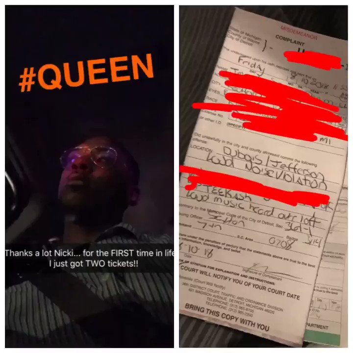 RT @TheTeeKashShow: I got pulled over by the cops for listening to Hard White ????????#NickiStoppedMyBag https://t.co/2GmG3cp7s5