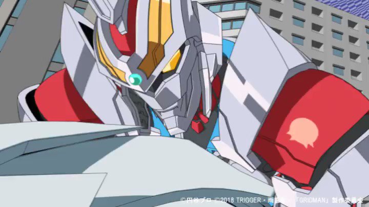 「SSSS.GRIDMAN」第2話から次はこのカット、グリッドマンと今回登場の怪獣「デバダダン」との戦闘シーンです。制作 「SSSS.GRIDMAN」第2話から次はこのカット、グリッドマンと今回登場の怪獣「デバダダン」との戦闘シーンです。制作