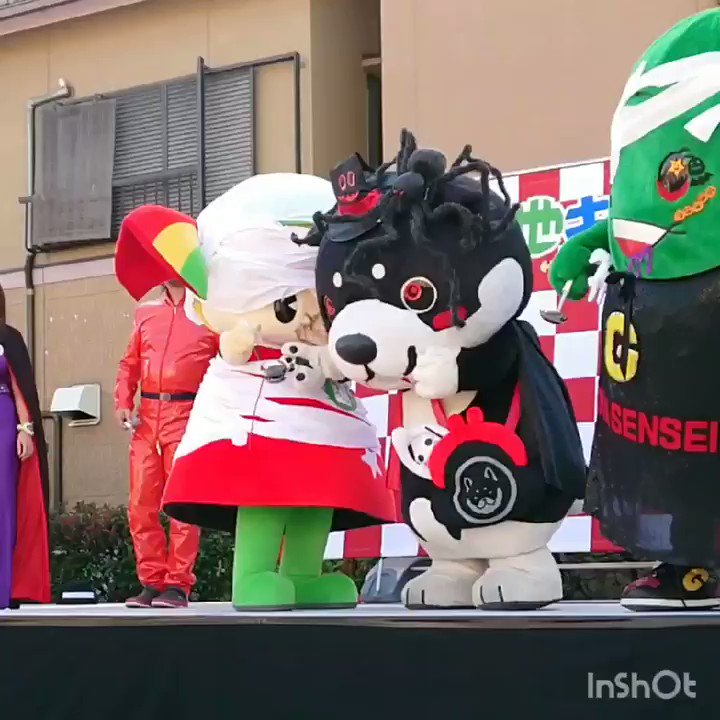 #ご当地キャラ博in彦根 ~2日目~今日のステージKSG vs 妖怪人間目玉運びリレ~🧟♂️🍳🧟 #ご当地キャラ博in彦根 ~2日目~今日のステージKSG vs 妖怪人間目玉運びリレ~🧟♂️🍳🧟