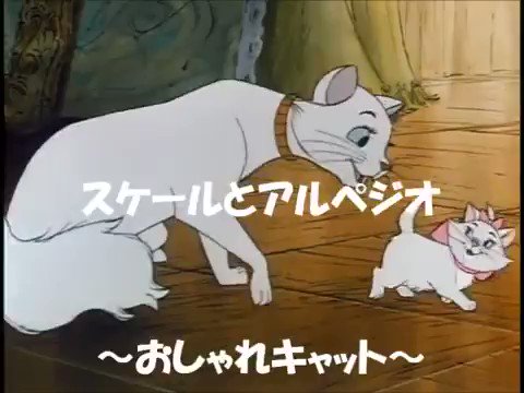 おしゃれキャット?スケールとアルペジオ?ほんとにかわいい?✨#ディズニー おしゃれキャット?スケールとアルペジオ?ほんとにかわいい?✨#ディズニー