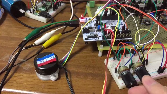 ベクトル制御(Id=0制御)でBLDCモーターを回して見ました。 ベクトル制御(Id=0制御)でBLDCモーターを回して見ました。