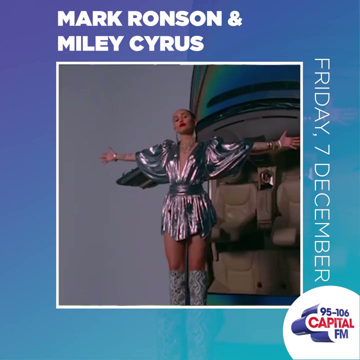 RT @CapitalOfficial: Set your alarms! @MileyCyrus & @MarkRonson will be on the show on Friday... ????????❤️ https://t.co/uzbMB5ERfR