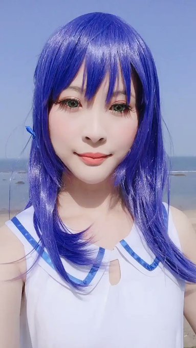 比良平千咲 / #凪のあすから #海 #コスプレ #自撮り 比良平千咲 / #凪のあすから #海 #コスプレ #自撮り