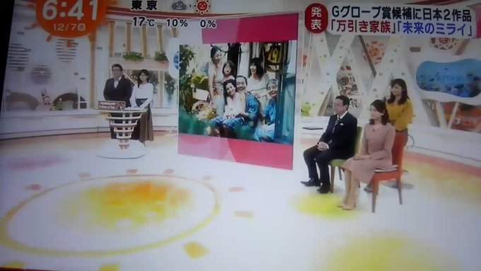 『万引き家族』『未来のミライ』がゴールデングローブ賞ノミネート! #ldnews #是枝裕和 #細田守 監督ノミネートお 『万引き家族』『未来のミライ』がゴールデングローブ賞ノミネート! #ldnews #是枝裕和 #細田守 監督ノミネートお