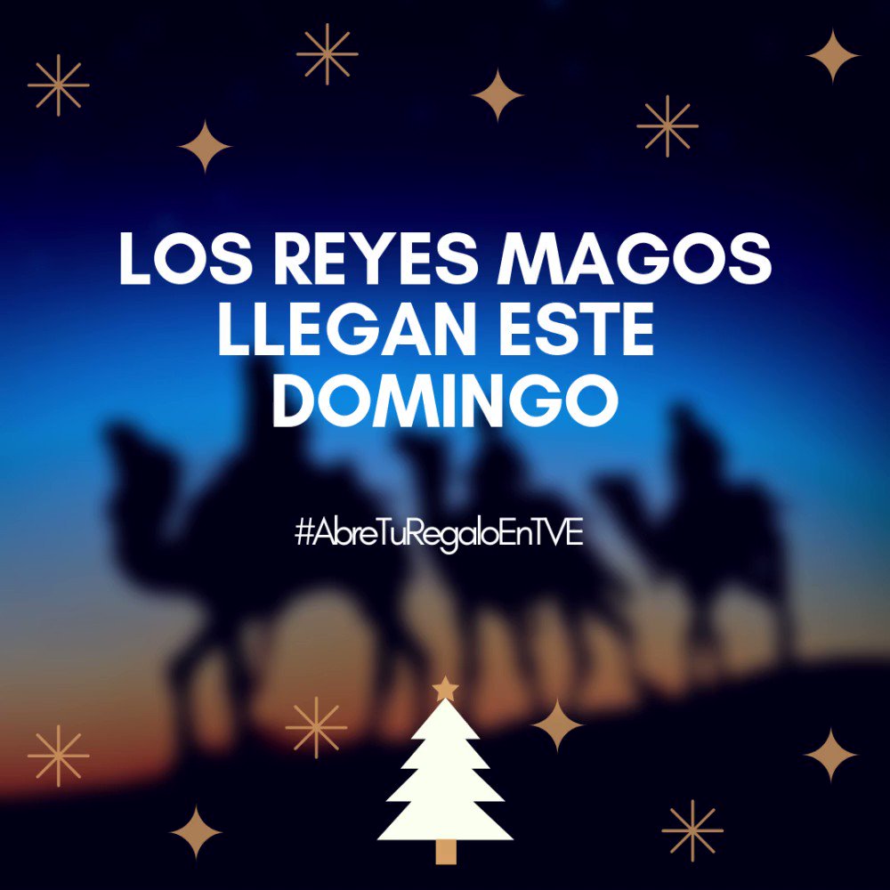👑👑👑 ¡Ya queda nada para que lleguen los Reyes Magos!
📱 Comparte con nosotros tu ilusión y envíanos un vídeo abriendo tus regalos con el hashtag #AbreTuRegaloEnTVE
¡Queremos verte disfrutar! https://t.co/FqsPU83UJL