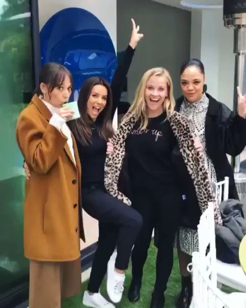 Saturday Brunch with these ladies! ☕️ @iamrashidajones @RWitherspoon @TessaThompson_x @TIMESUPNOW #TimesUp https://t.co/4eAqCak2ks