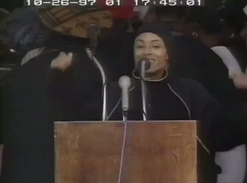 Million Woman’s March 1997. That was a beautiful day of solidarity. Happy Sunday✨ https://t.co/1lsVcR19PT