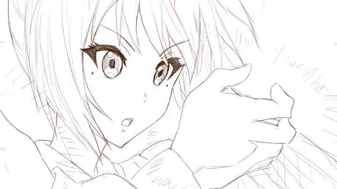ざっくりアニメ模写。無彩限のファントム・ワールドのOPより1枚顔があまり見えないとこは10分前後顔アップで20分ぐらいか ざっくりアニメ模写。無彩限のファントム・ワールドのOPより1枚顔があまり見えないとこは10分前後顔アップで20分ぐらいか