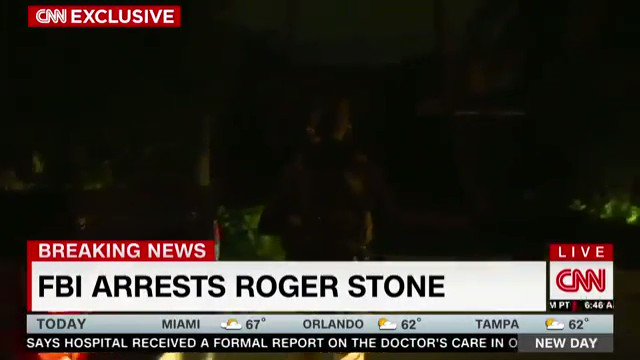 VIDEO: Furloughed FBI agents arresting Roger Stone. Good morning. https://t.co/n3S5scJFVz