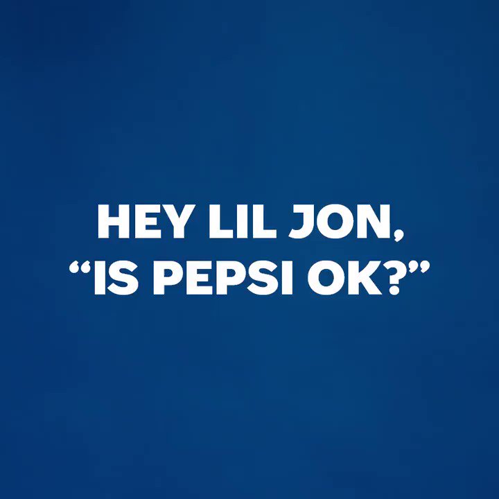 Impressions of me are OK… but Pepsi is OKAYYYYYY!! You feel me? ???? #PepsiMoreThanOK https://t.co/wJeh0leE8A