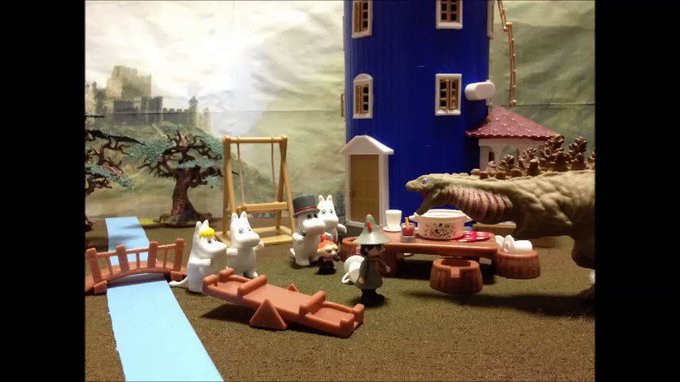 #夜のフィギュア撮影会お題【 友 】過去作【動画】奇妙な友情が芽生える!?スナフキン VS 蒲田くん!【約49秒】 #ム #夜のフィギュア撮影会お題【 友 】過去作【動画】奇妙な友情が芽生える!?スナフキン VS 蒲田くん!【約49秒】 #ム
