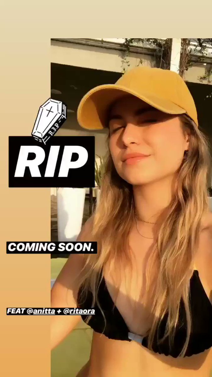 RT @SoSofiaReyes: “RIP” COMING SOON. ft. @Anitta + @RitaOra ???? https://t.co/oOWWIAI0hH