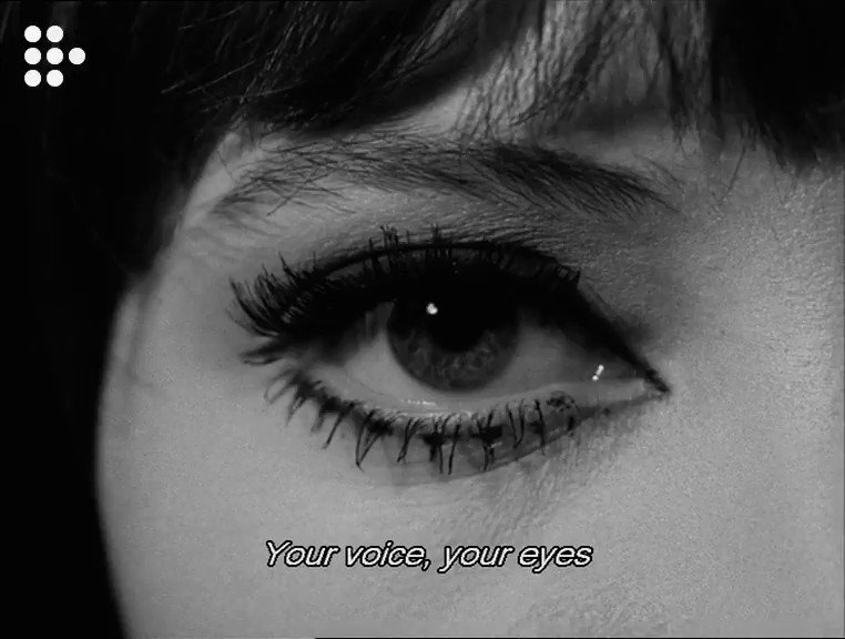 RT @mubi: Anna Karina reads from Surrealist poet Paul Éluard's 