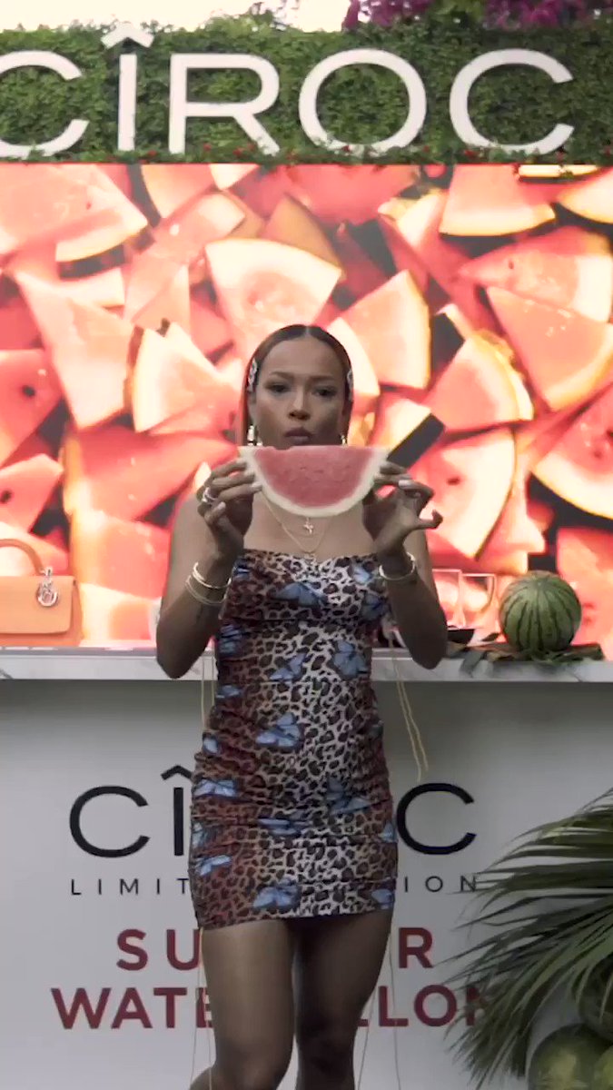 #ad ????The official drink of the summer is here! @Ciroc #SummerWatermelon ???? @karrueche https://t.co/kzM6ijez4a