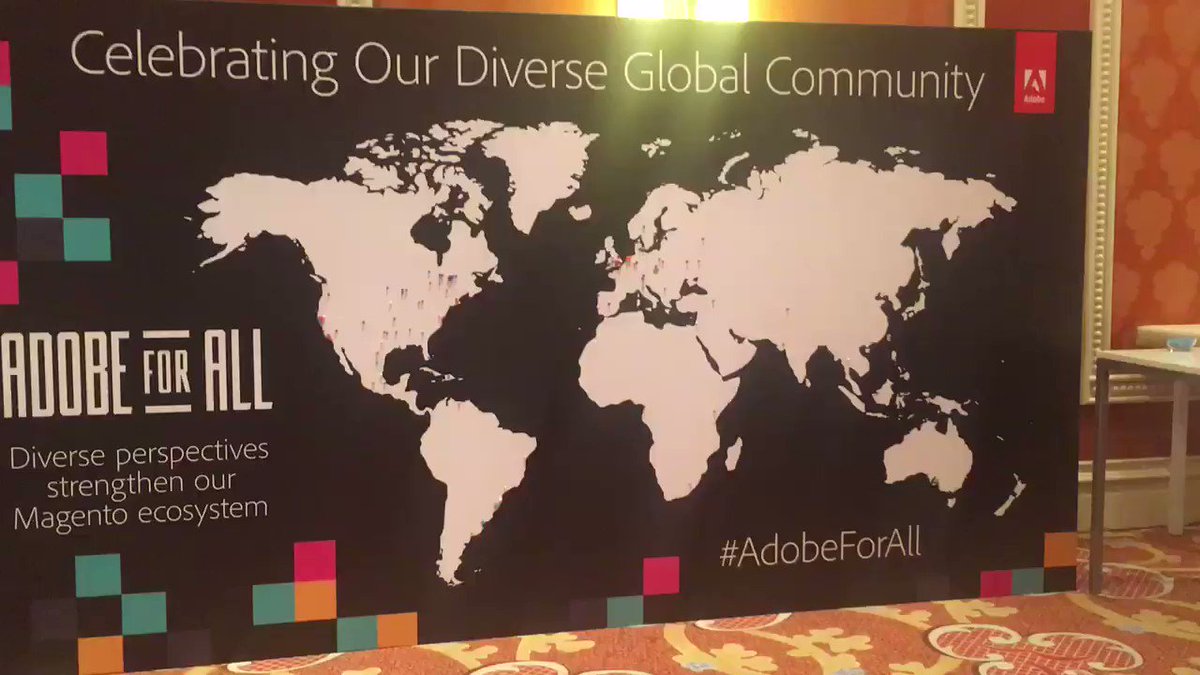 PottyRobz: Putting @veeqo on the map, literally #Adobe4all #MagentoImagine #ExpandTheExperience https://t.co/RaFY2ygfSY