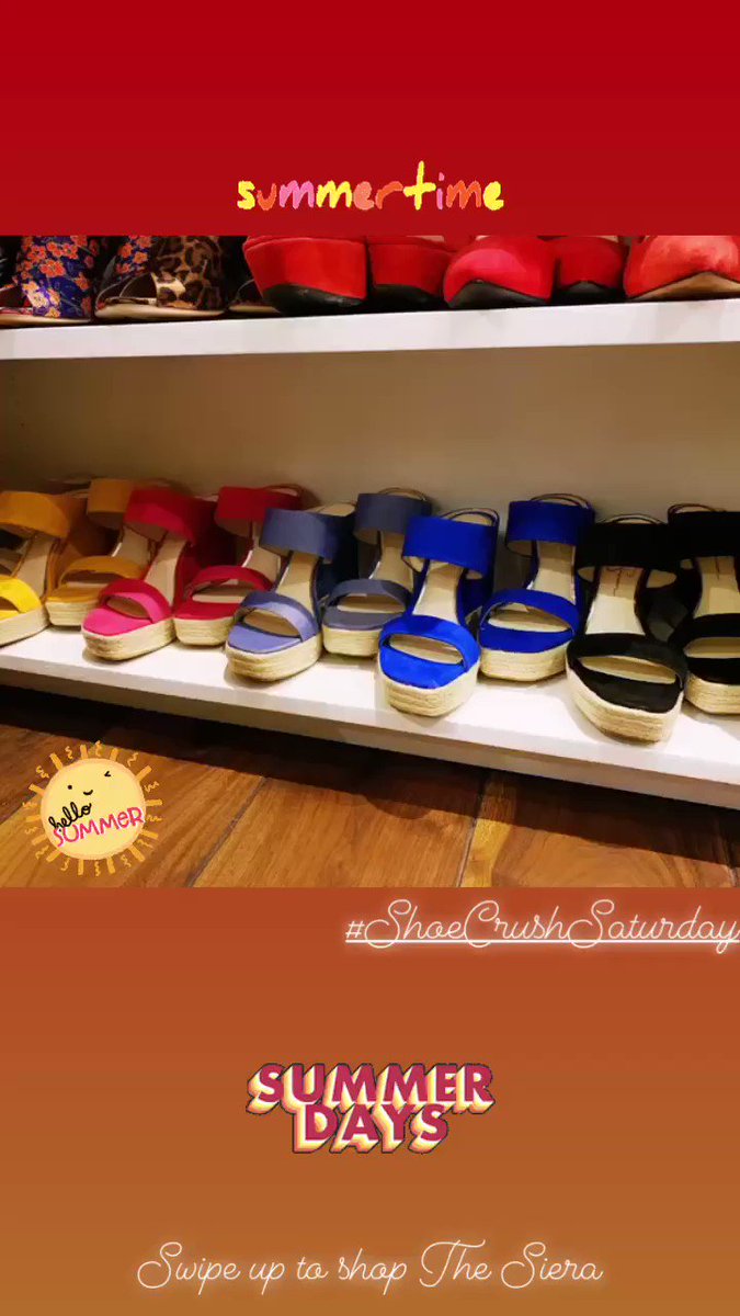 Summertime shoes #ShoeCrushSaturday 

https://t.co/W11txxLH3Y https://t.co/v26lL8qbkA