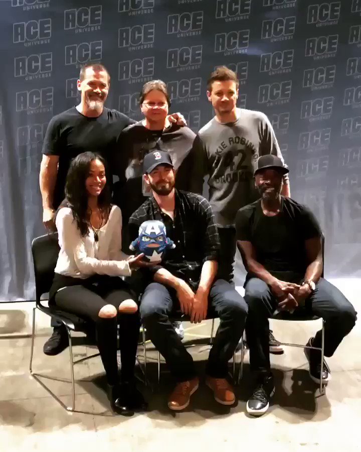 Whatever it takes with this crew , so many takes @zoesaldana @ChrisEvans @DonCheadle #joshbrolin https://t.co/ip4AtNon2M