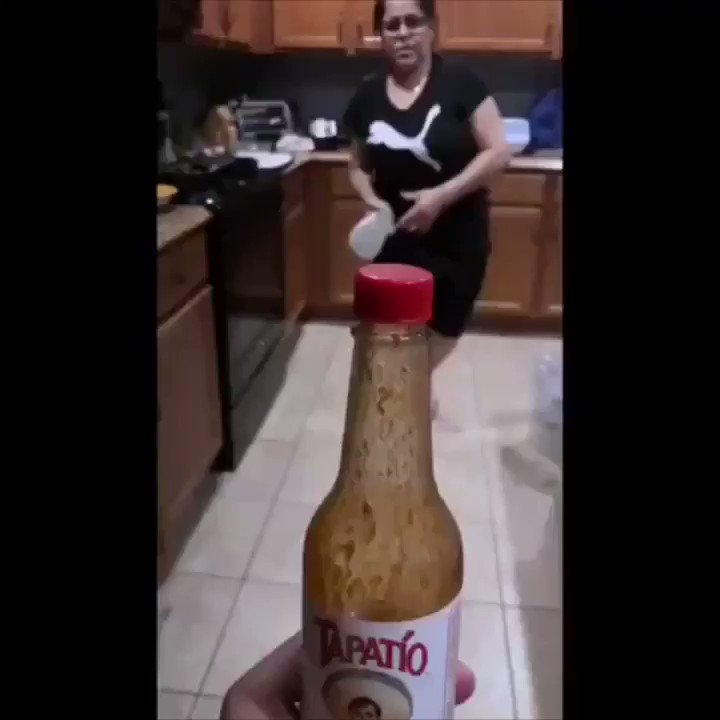 Since insta is still down for some folks... Chancla for the win! #BottleCapChallenge https://t.co/WGqR2ewkuQ