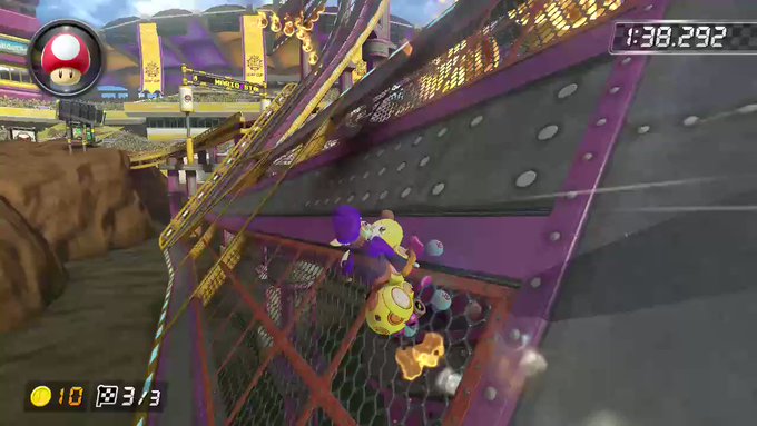 #MK8D #NintendoSwitchファイアボールにびびって無意識に8のねじれ処理が出た #MK8D #NintendoSwitchファイアボールにびびって無意識に8のねじれ処理が出た