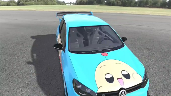 ちぃちゃんです。足が上手く出来なかったのでアップで貼り付けwGolf R#プリプリちぃちゃん!! ちぃちゃんです。足が上手く出来なかったのでアップで貼り付けwGolf R#プリプリちぃちゃん!!