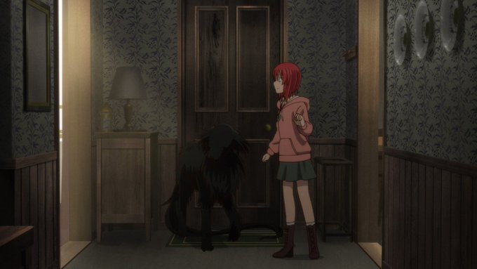 『#魔法使いの嫁 SEASON1』第❶❺話 お気に入りシーン投票 No.3【チセを抱きしめるシルキー】フォロー&RTで投 『#魔法使いの嫁 SEASON1』第❶❺話 お気に入りシーン投票 No.3【チセを抱きしめるシルキー】フォロー&RTで投